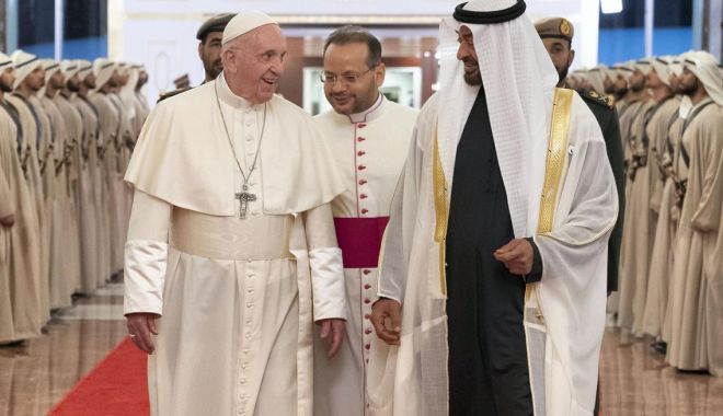Apel al Papei Francisc la condamnarea oricăror violențe comise în numele religiei - papafrancisc-1549388838.jpg