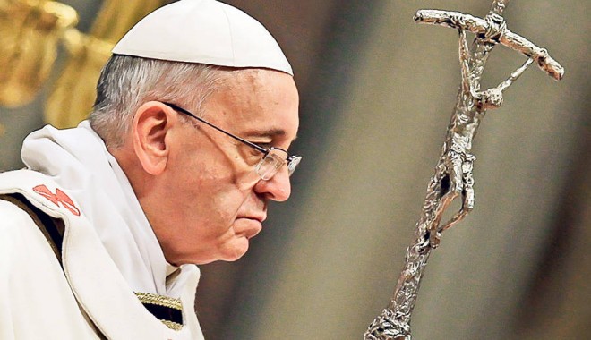 Papa Francisc, vizat de un ATENTAT - papafrancisc1-1411226712.jpg