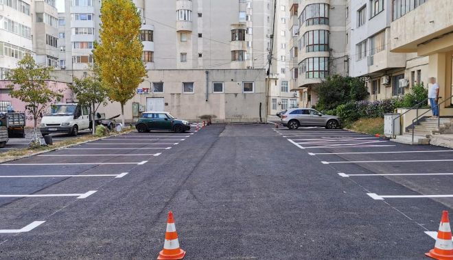 Parcare reconfigurată în zona stadionului din Constanţa - parcare-1631626140.jpg