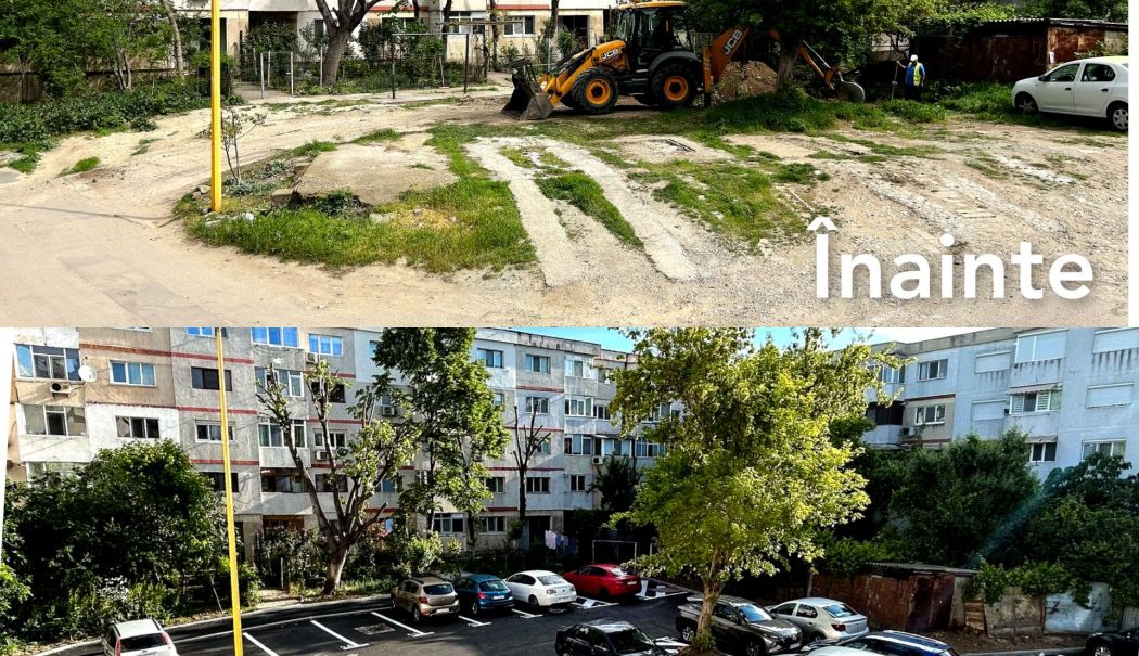 Locuitorii din zona Gării au o nouă parcare