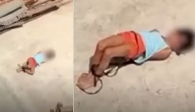 Pedeapsă inumană pentru o fetiţă: a fost legată de mamă şi lăsată în soare, la 45 de grade