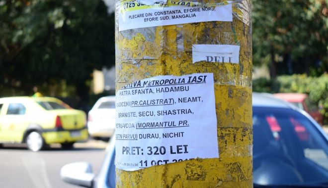 Persoanele care lipesc afişe pe clădiri şi stâlpi, amendate de poliţiştii locali - persoanelecarelipesc-1619545031.jpg