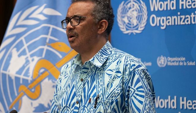 Peste 20 de ţări membre ale UE au propus realegerea lui Tedros la conducerea OMS - peste-1632489901.jpg