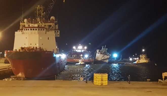 Nava răsturnată în CATASTROFA de la Midia a fost adusă la cheu! - photo20200225193506-1582652568.jpg