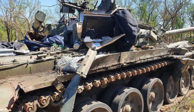 RĂZBOI ÎN UCRAINA. Armata a distrus 5.366 de tancuri și vehicule blindate rusești - pierderilearmateiruseinucrainain-1657022311.jpg