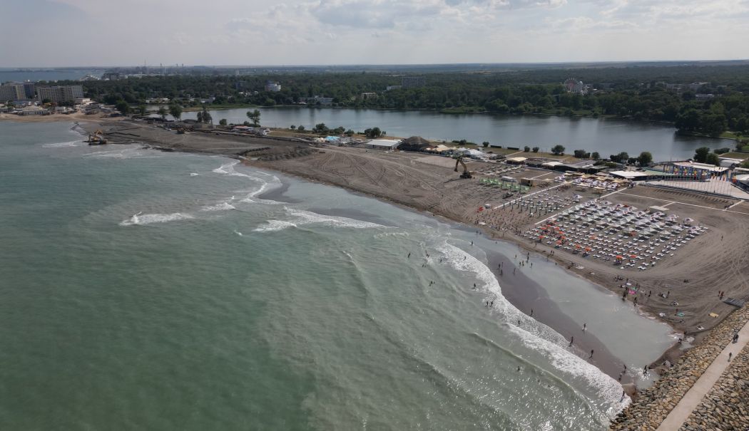 Primul tronson de plajă nouă din lotul Neptun-Jupiter a fost deschis turiștilor