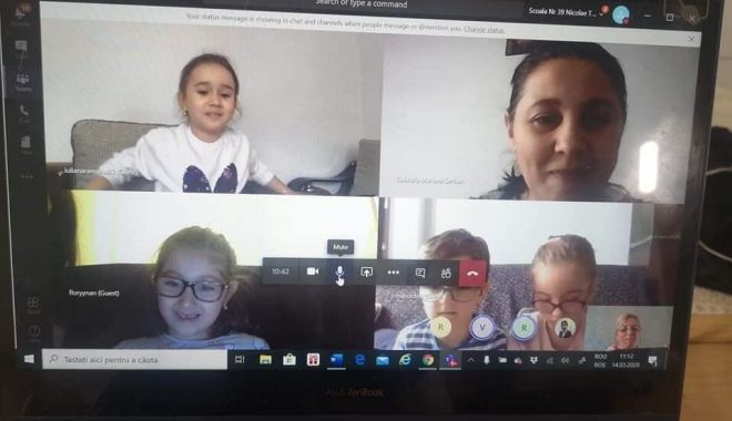 Platformă de cursuri la distanță, la Școala Gimnazială 