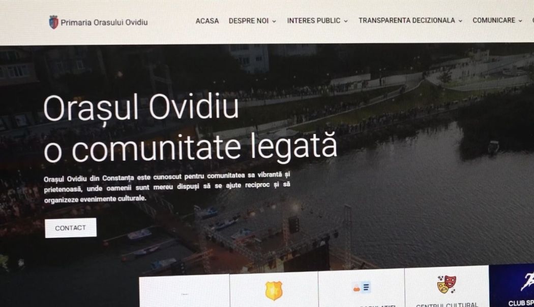 Platformă digitală pentru sesizări și reclamații, la Primăria Ovidiu