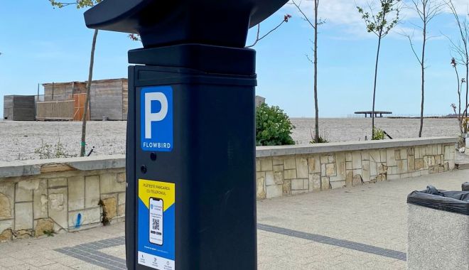 În Mamaia, parcarea se poate achita şi la automatele electronice de plată
