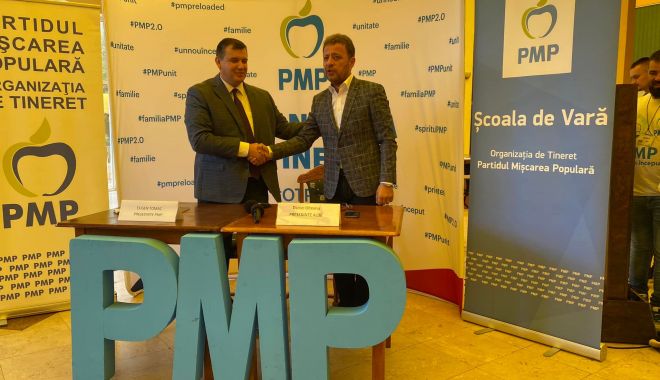 PMP şi ALDE îşi dau mâna. Ar putea colabora pentru un proiect comun - pmpalde-1662293534.jpg