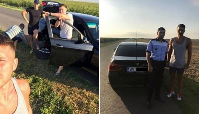 Salvat de polițist, după ce și-a rupt o roată în drum spre mare - poli93175500-1502782812.jpg