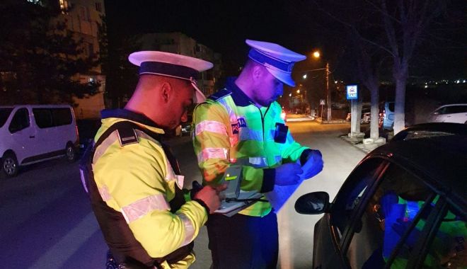Polițiștii din Medgidia și din Băneasa în acțiune pe drumurile publice