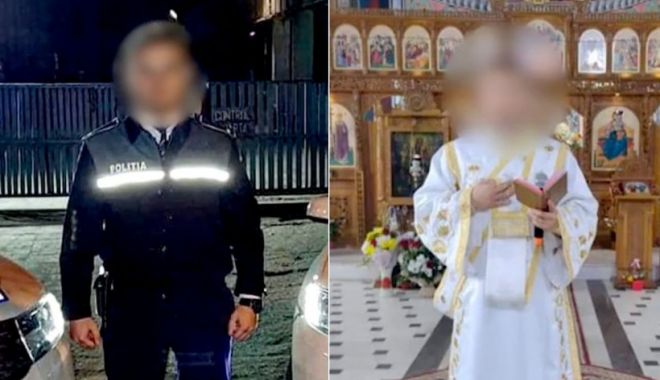 Un polițist, care în timpul liber este și diacon, a fost prins băut și drogat, după ce a furat o mașină - politist-1643538024.jpg
