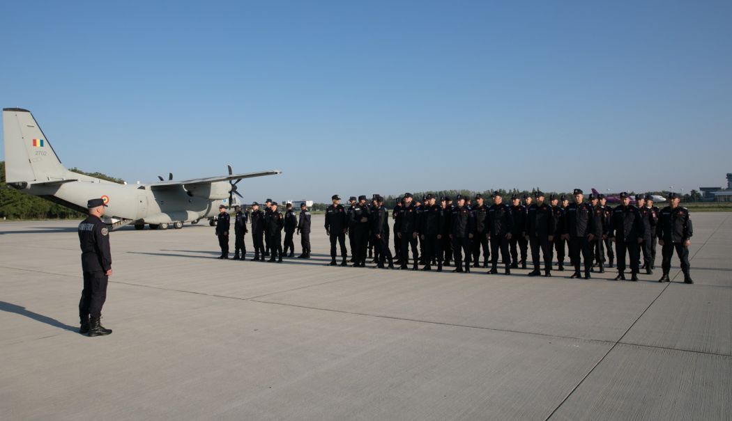 40 de pompieri militari români au plecat într-o nouă misiune în Grecia
