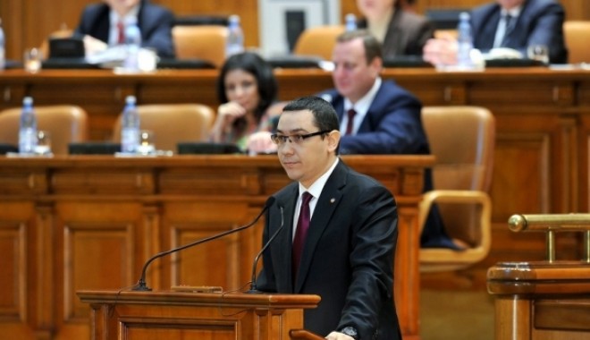 Ponta: Bugetarii vor primi din iunie o majorare de 8% la salarii. Restul până la 15% - în octombrie sau noiembrie - pontaparlamentb-1336375760.jpg