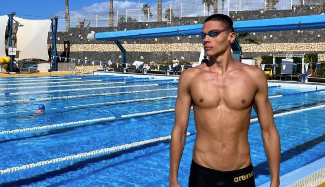David Popovici concurează la 100 şi 200 m liber la ediţia a 59-a a Trofeului Sette Colli de la Roma - popovici-concurs-1687436686.jpg