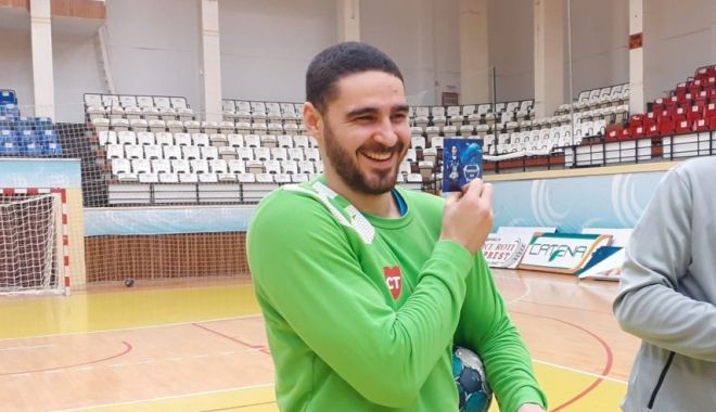 Portarul constănţean Dani Vasile a făcut furori la naţionala României de handbal - portarconstanta-1673181954.jpg