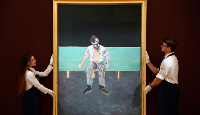 Un portret al lui Lucian Freud, pictat de Francis Bacon, vândut cu peste 43,3 milioane de lire sterline