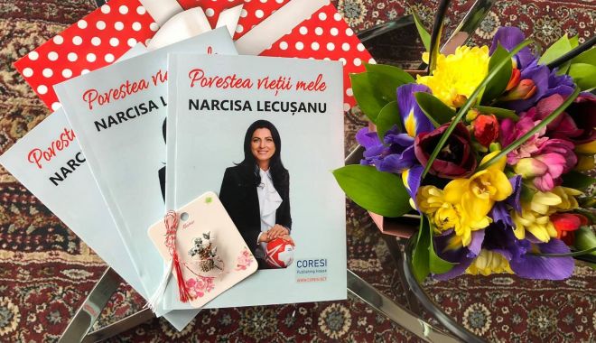 „Povestea vieții mele”. Narcisa Lecușanu îşi lansează volumul memorialistic la Constanţa - povestea-1617022547.jpg
