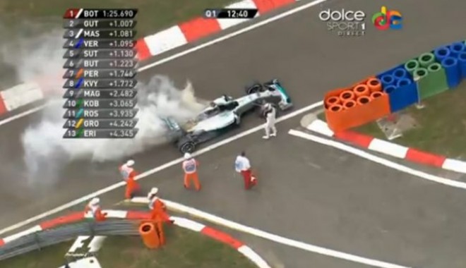 Momente dramatice pentru Hamilton. 