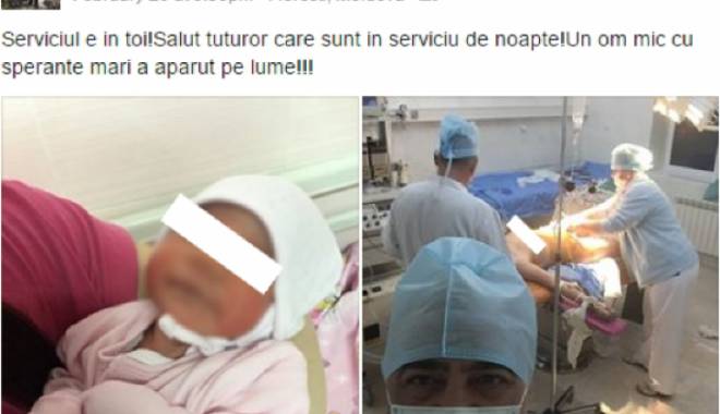 IMAGINI REVOLTĂTOARE! Un medic și-a făcut un selfie în timpul unei nașteri și l-a pus pe Facebook - poza-1456832450.jpg