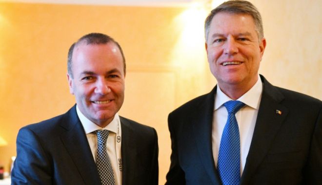 Greii Europei vin la București. Iohannis se vede marți cu liderul PPE, Manfred Weber