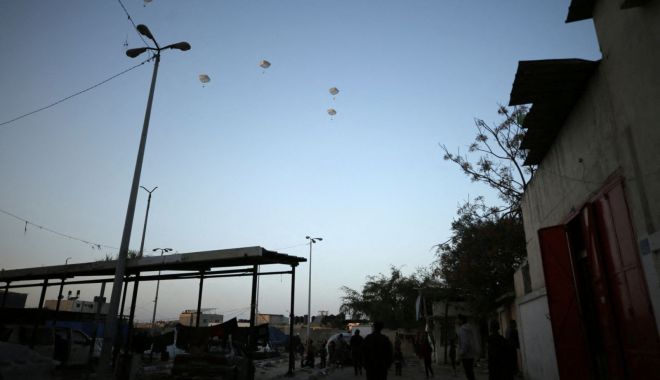 Israel-Hamas. SUA realizează primul transport aerian de ajutoare umanitare în Gaza, într-o operaţiune comună cu Iordania