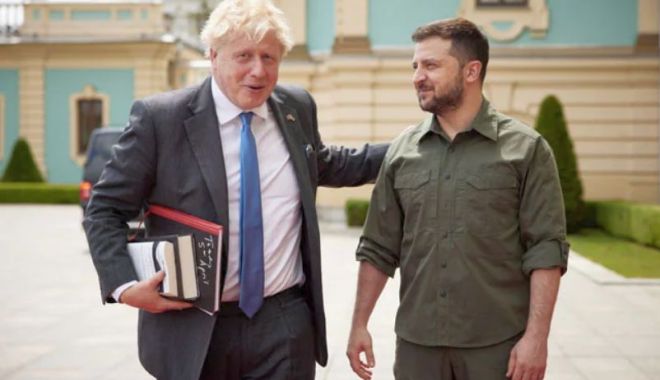 Premierul britanic Boris Johnson: 