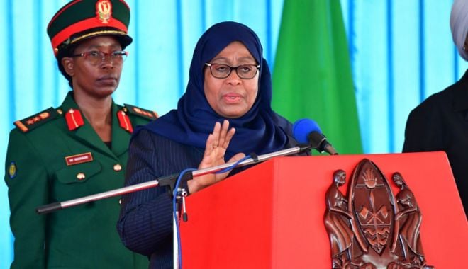 Derapaj al preşedintei Tanzaniei la adresa  echipei naţionale feminine de fotbal - presedintatanzania-1629811216.jpg