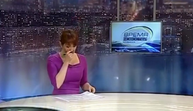 Prezentatoarea unei televiziuni din Ucraina, în lacrimi - prezentatoare-1401379944.jpg
