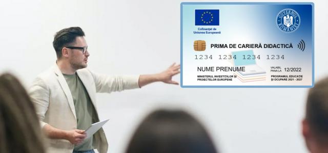 Prima de carieră didactică și cea de carieră profesională vor putea fi folosite până în luna octombrie 2024
