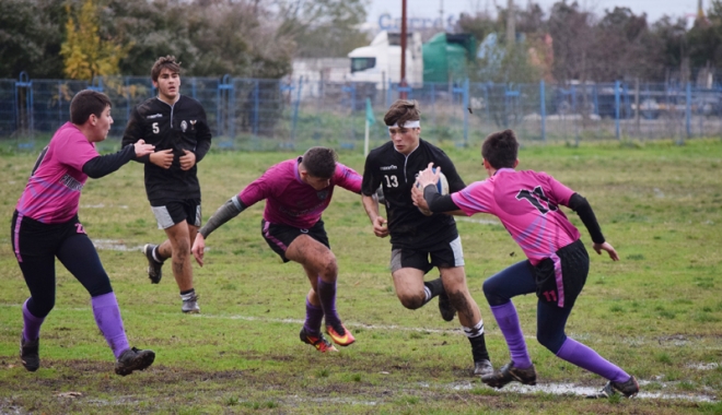 Pe prima poziție și la rugby în 10. CS Cleopatra, victorie în turneul de la Galați - prima1-1481556851.jpg