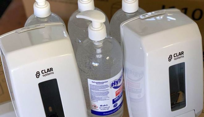 Materiale dezinfectante, distribuite de Primăria Constanța - primaria-1588094792.jpg