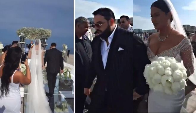 Nuntă de lux, la Constanţa! Florin Salam şi Roxana Dobre au spus 