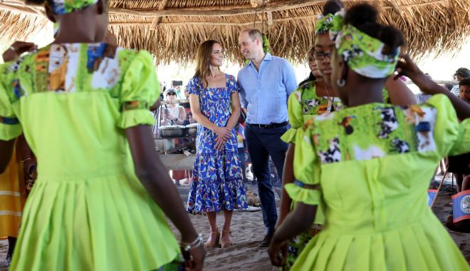 Prinţul William şi soţia lui au dansat alături de locuitorii unui sat din Belize - printwilliam-1647957407.jpg