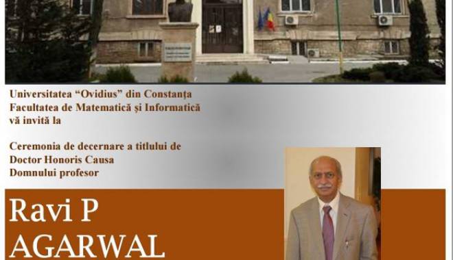 Profesor american, Doctor Honoris Causa la Universitatea 