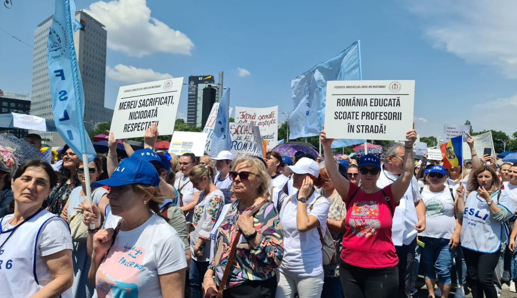 Școala începe cu proteste. Mulți profesori lasă mâine catedra pentru a ieși în stradă