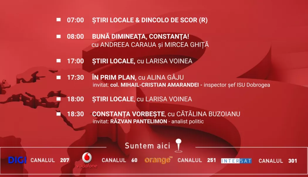 Programul zilei de marți, 3 martie, de la Antena 3 Constanța - program-1772474266.webp