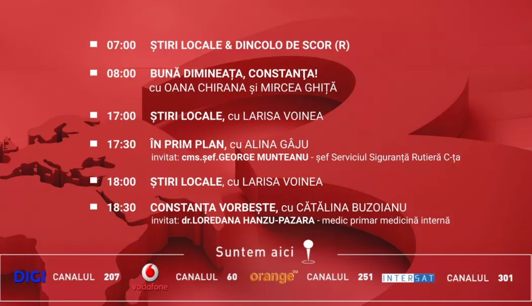Programul zilei de marți, 12 mai, de la Antena 3 Constanța - program-1778513573.webp