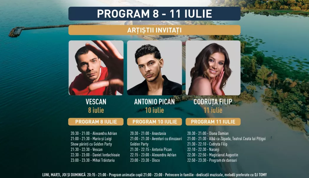 Foto - Riviera Mangalia dă restart distracției în familie! Zeci de concerte live, magie și gustul nostalgic al copilăriei, seară de seară la Neptun Arena