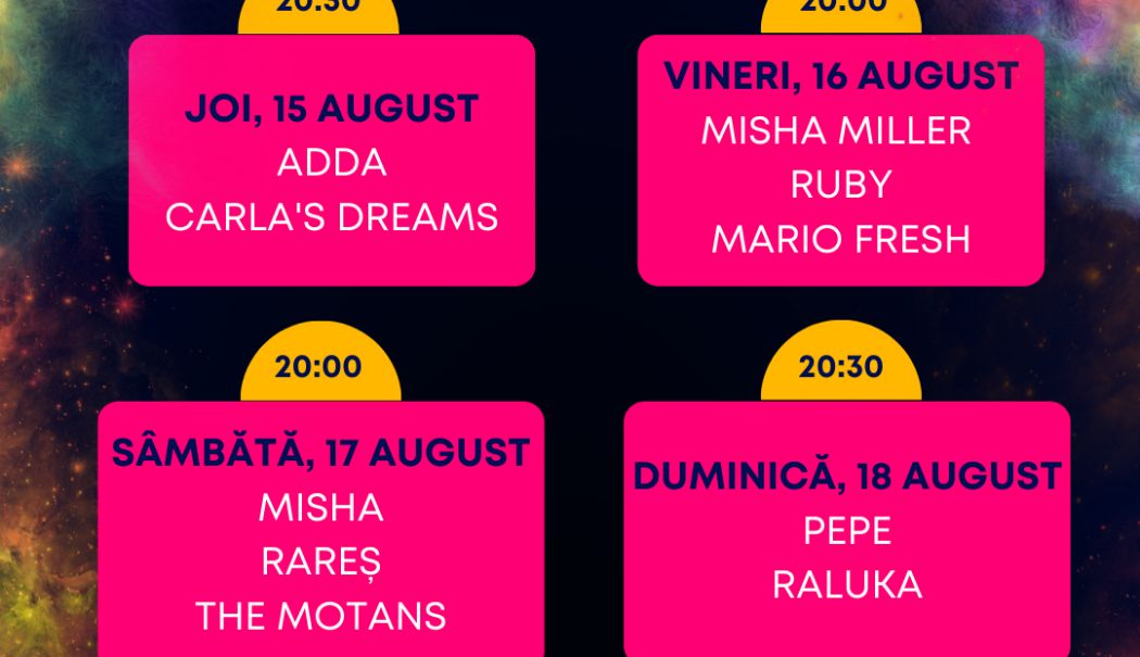 „Weekendul Weekendurilor” la Mamaia! Patru zile de distracție de Sf. Maria pe litoral! - program-concerte-1723972274.png