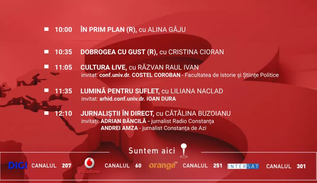 Programul zilei de duminică, 29 martie, de la Antena 3 Constanța - program-duminica-1774609189.webp