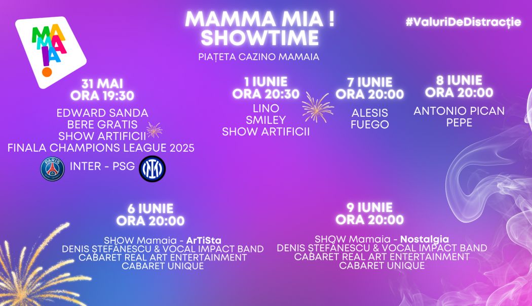 Startul verii se dă la Mamaia cu „Valuri de Distracție”! Concerte în aer liber și artiști de top în Piațeta Cazinou - program-ev-iunie-2025-1748413606.png
