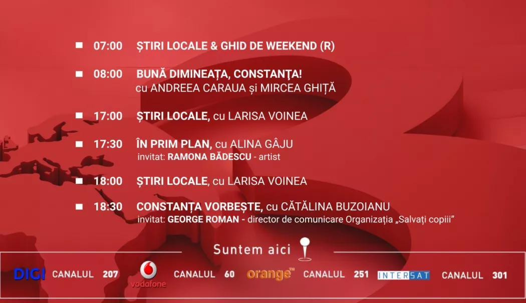 Programul zilei de vineri, 6 martie, de la Antena 3 Constanța - program-tv-1772734109.webp
