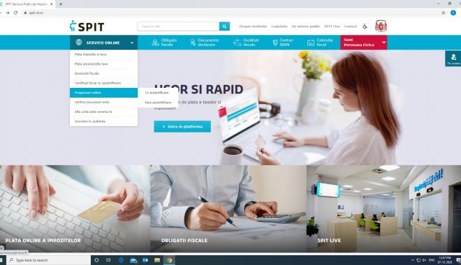 SPIT Constanţa. Programări online pentru operaţiunile la ghişeele fiscale - programarionline-1607356521.jpg