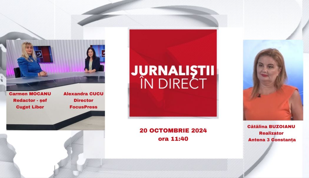 Nu ratați emisiunea „Jurnaliștii în direct”, duminică, 20 octombrie, de la ora 11:40, pe Antena 3 Constanța! - promo-jurnalistii-in-direct-1729268042.jpg
