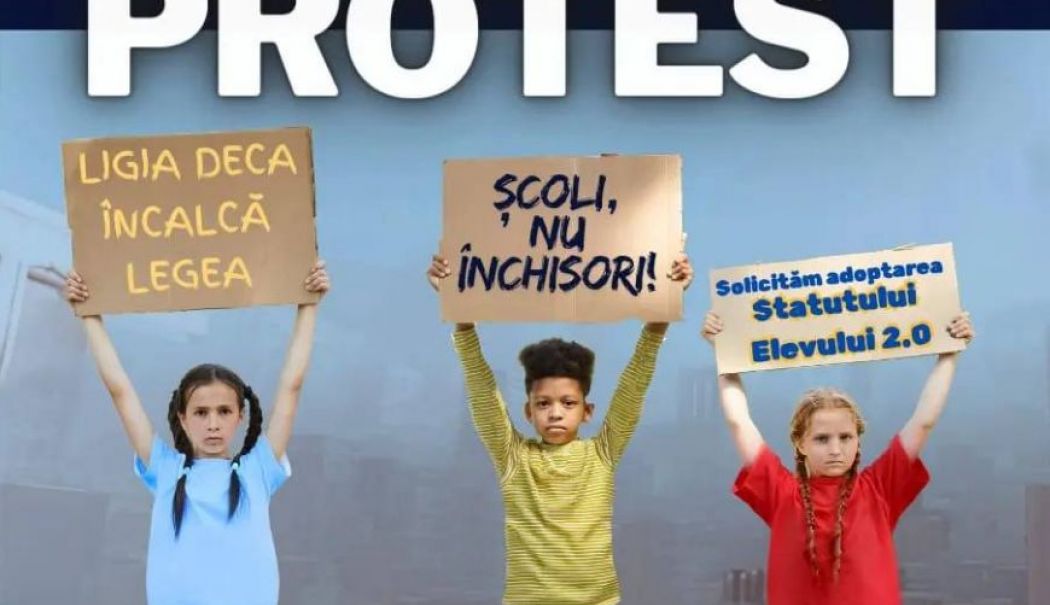 Reprezentanții elevilor protestează împotriva propunerii de Statut al Elevului