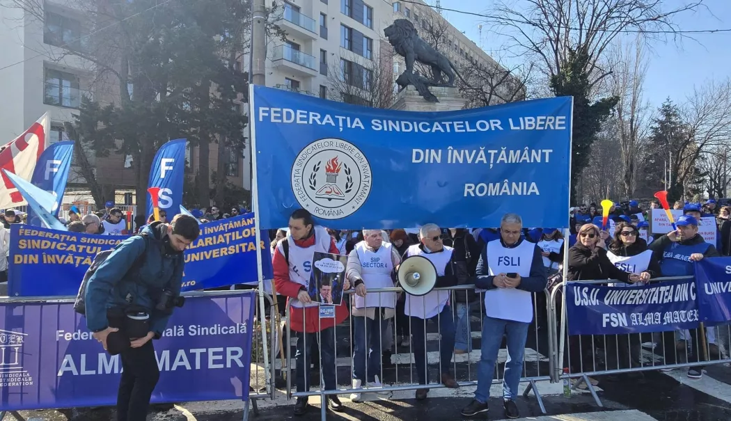 Foto - Profesorii ies din nou în stradă. Protest național anunțat pe 17 iunie, în București