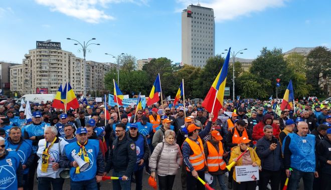 Protest al Federației Sindicatelor din Comerț. Se alătură și muncitorii constănțeni