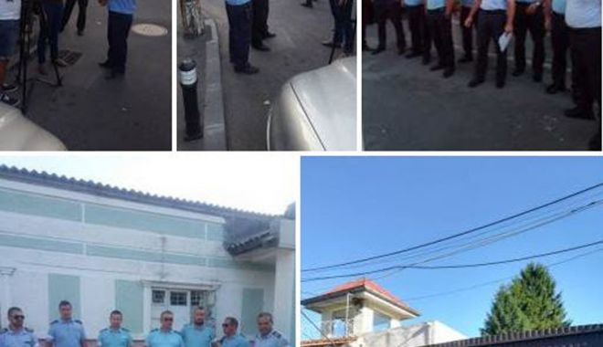 Protest de amploare la Penitenciarul Poarta Albă. 
